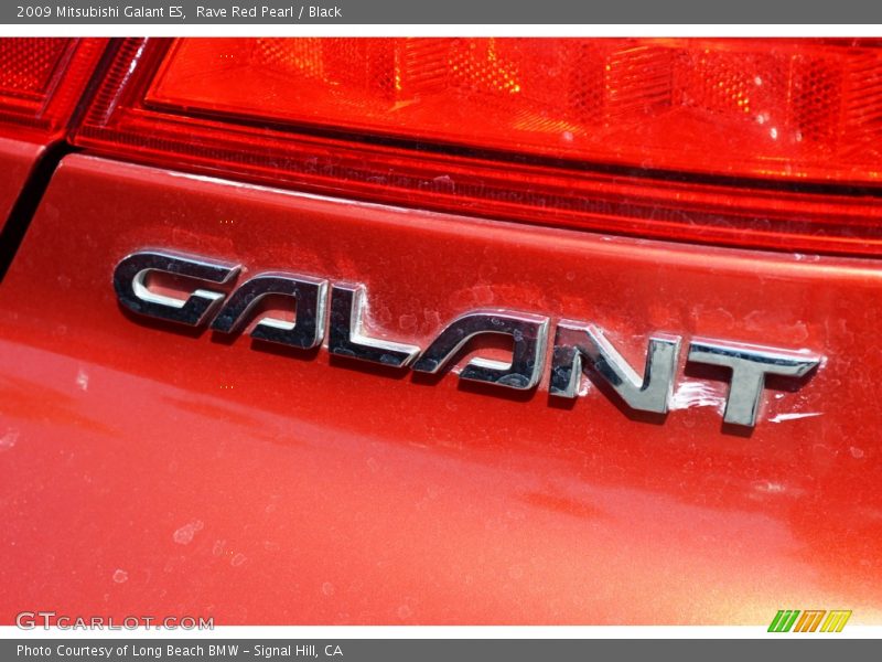 Rave Red Pearl / Black 2009 Mitsubishi Galant ES