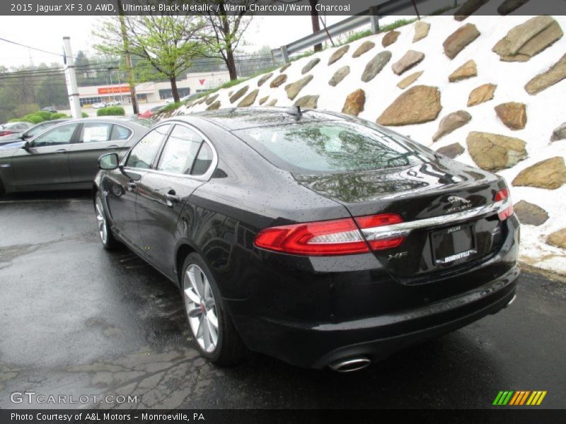 Ultimate Black Metallic / Warm Charcoal/Warm Charcoal 2015 Jaguar XF 3.0 AWD