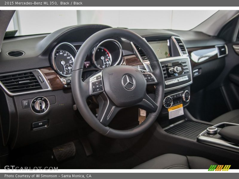 Black / Black 2015 Mercedes-Benz ML 350