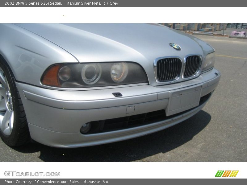 Titanium Silver Metallic / Grey 2002 BMW 5 Series 525i Sedan