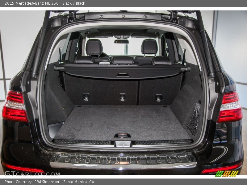 Black / Black 2015 Mercedes-Benz ML 350