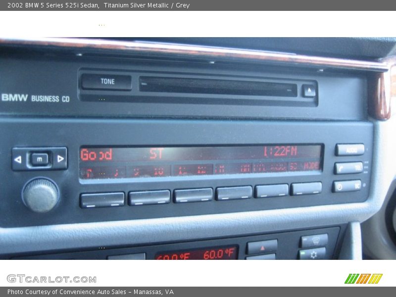 Titanium Silver Metallic / Grey 2002 BMW 5 Series 525i Sedan