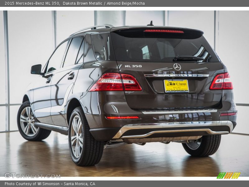 Dakota Brown Metallic / Almond Beige/Mocha 2015 Mercedes-Benz ML 350