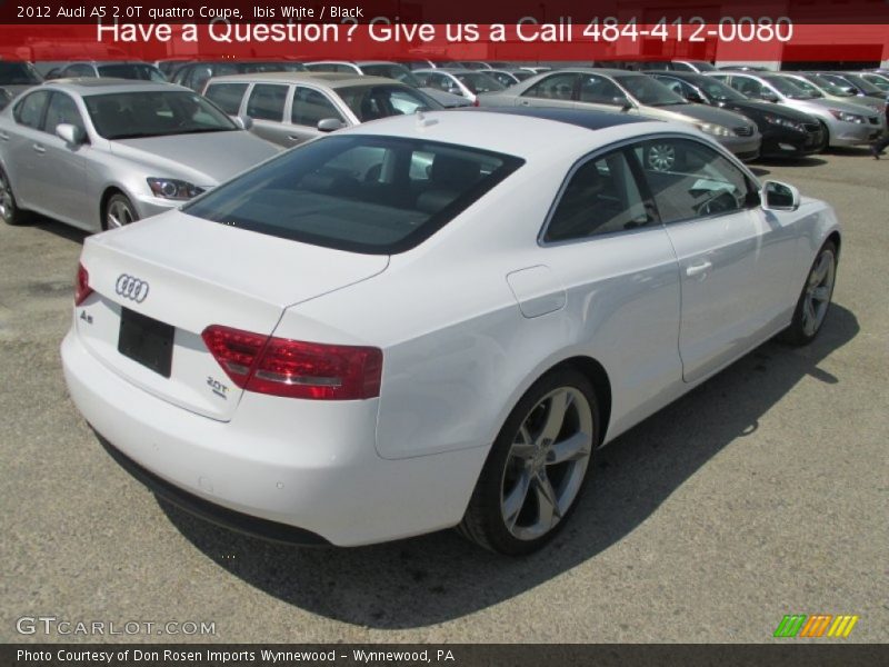 Ibis White / Black 2012 Audi A5 2.0T quattro Coupe