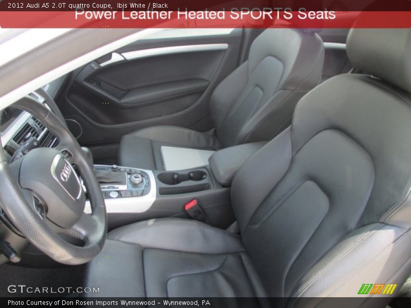 Ibis White / Black 2012 Audi A5 2.0T quattro Coupe