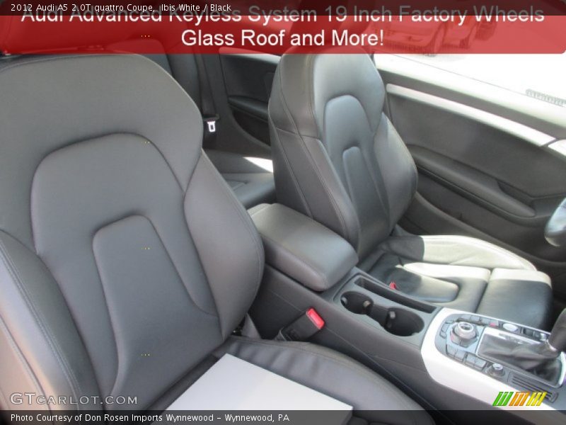 Ibis White / Black 2012 Audi A5 2.0T quattro Coupe