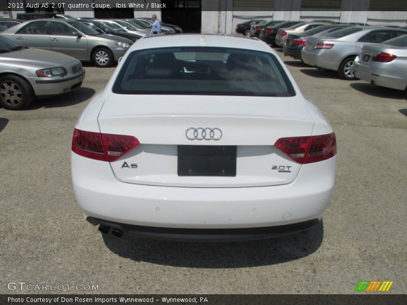 Ibis White / Black 2012 Audi A5 2.0T quattro Coupe
