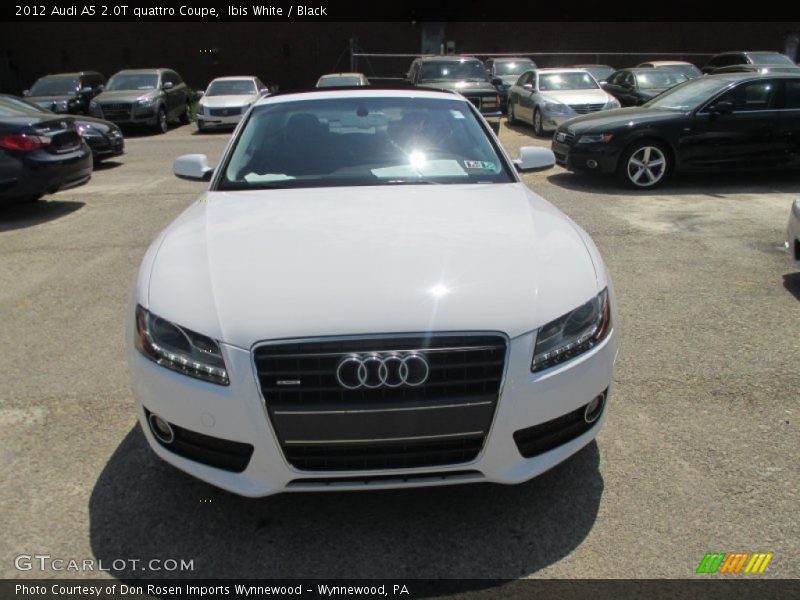 Ibis White / Black 2012 Audi A5 2.0T quattro Coupe