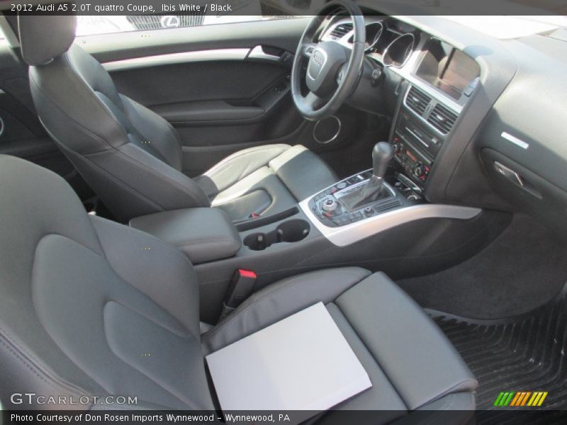 Ibis White / Black 2012 Audi A5 2.0T quattro Coupe