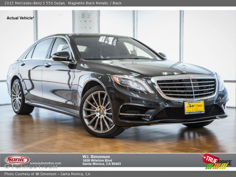 Magnetite Black Metallic / Black 2015 Mercedes-Benz S 550 Sedan