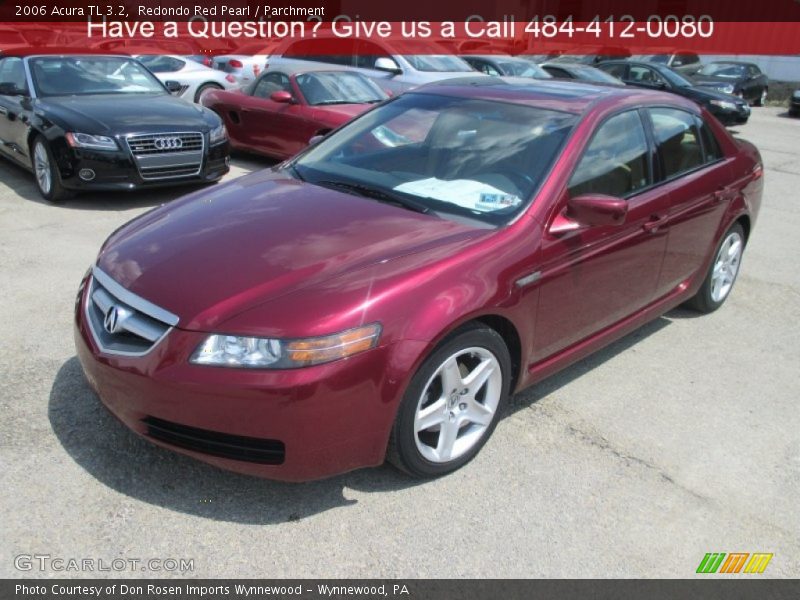 Redondo Red Pearl / Parchment 2006 Acura TL 3.2