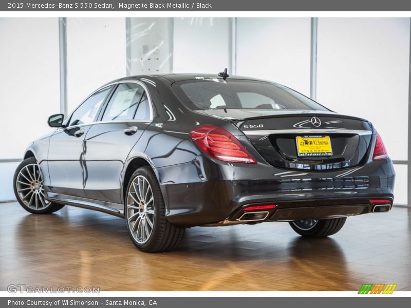 Magnetite Black Metallic / Black 2015 Mercedes-Benz S 550 Sedan