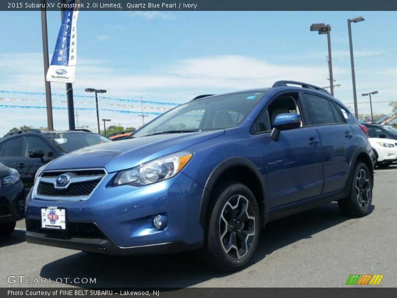 Quartz Blue Pearl / Ivory 2015 Subaru XV Crosstrek 2.0i Limited