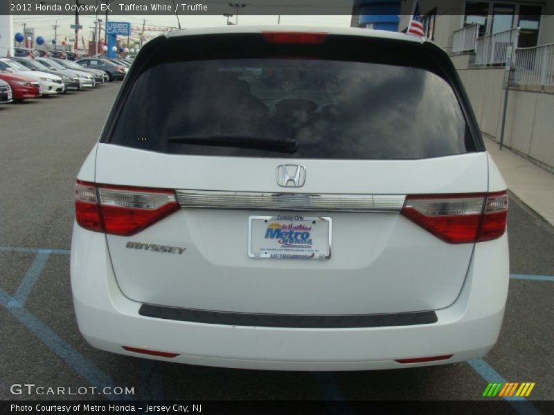 Taffeta White / Truffle 2012 Honda Odyssey EX