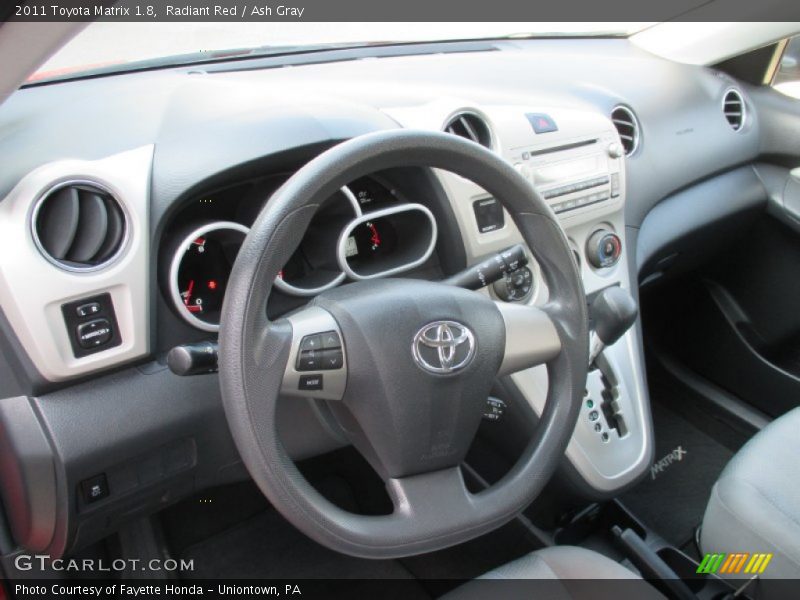 Radiant Red / Ash Gray 2011 Toyota Matrix 1.8