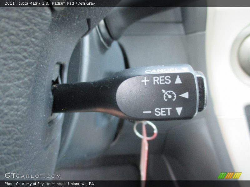 Radiant Red / Ash Gray 2011 Toyota Matrix 1.8