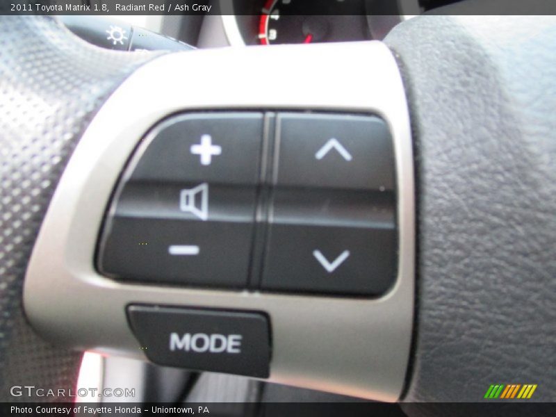 Radiant Red / Ash Gray 2011 Toyota Matrix 1.8
