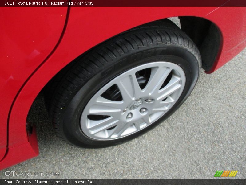 Radiant Red / Ash Gray 2011 Toyota Matrix 1.8