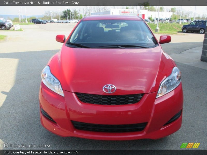 Radiant Red / Ash Gray 2011 Toyota Matrix 1.8