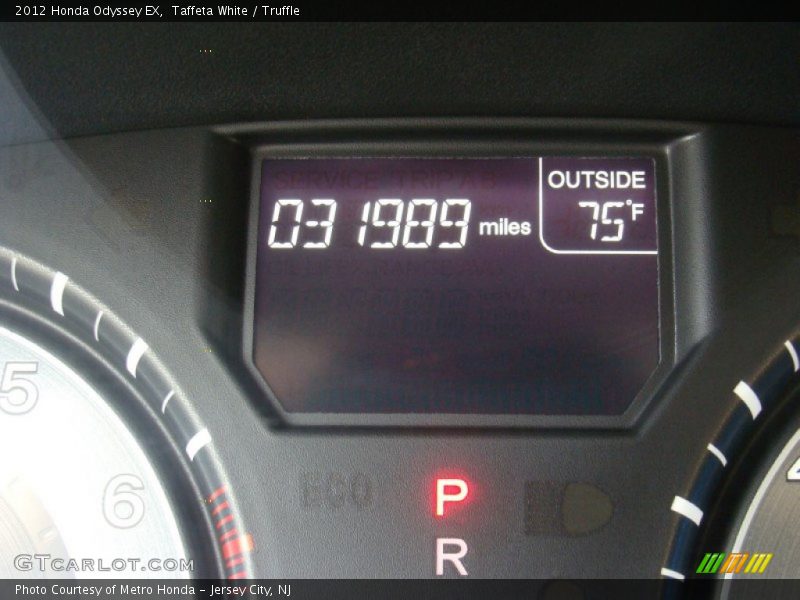 Taffeta White / Truffle 2012 Honda Odyssey EX