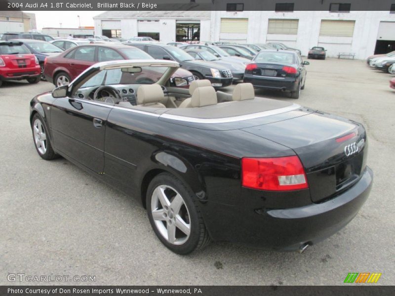 Brilliant Black / Beige 2004 Audi A4 1.8T Cabriolet