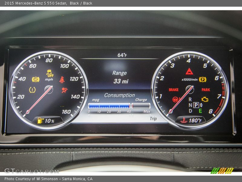 Black / Black 2015 Mercedes-Benz S 550 Sedan