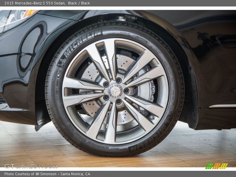Black / Black 2015 Mercedes-Benz S 550 Sedan