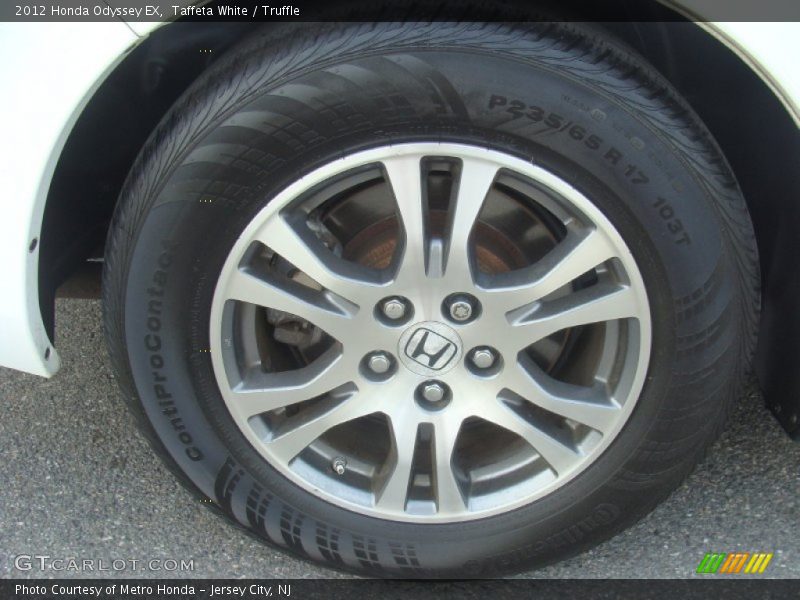Taffeta White / Truffle 2012 Honda Odyssey EX