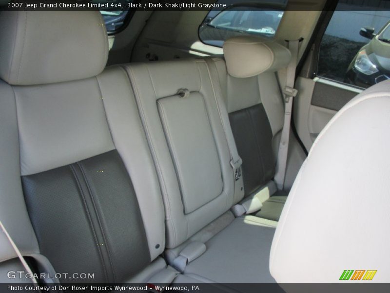 Black / Dark Khaki/Light Graystone 2007 Jeep Grand Cherokee Limited 4x4