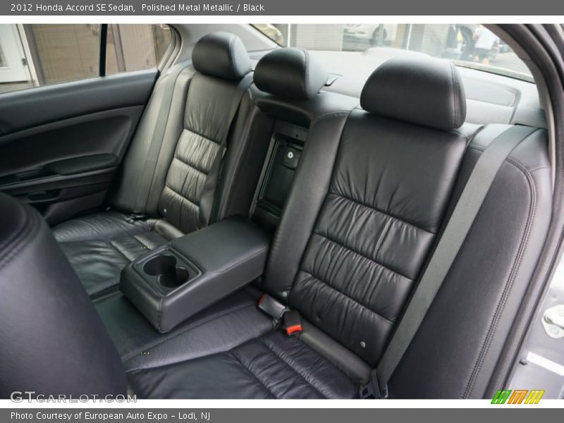 Rear Seat of 2012 Accord SE Sedan