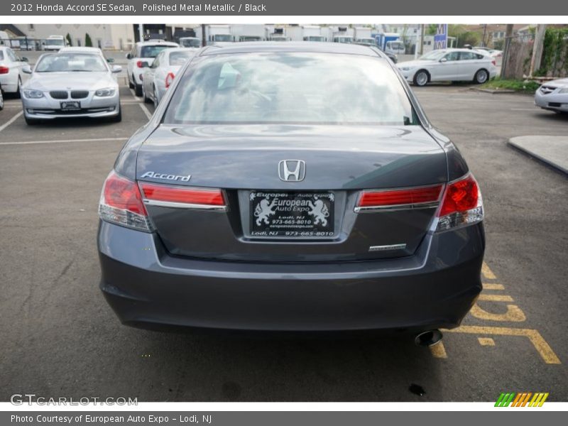 Polished Metal Metallic / Black 2012 Honda Accord SE Sedan