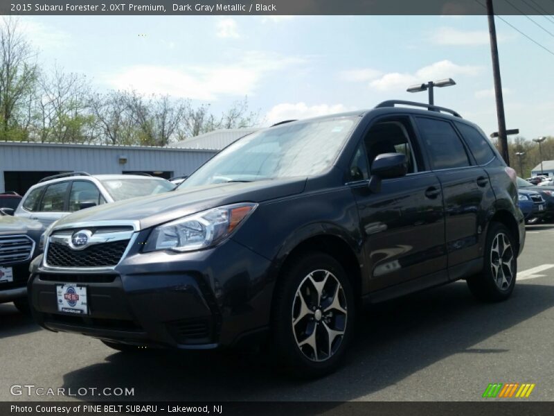 Dark Gray Metallic / Black 2015 Subaru Forester 2.0XT Premium