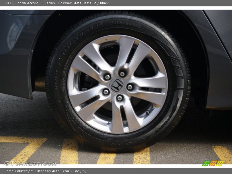 Polished Metal Metallic / Black 2012 Honda Accord SE Sedan