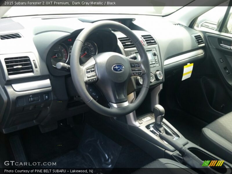 Dark Gray Metallic / Black 2015 Subaru Forester 2.0XT Premium