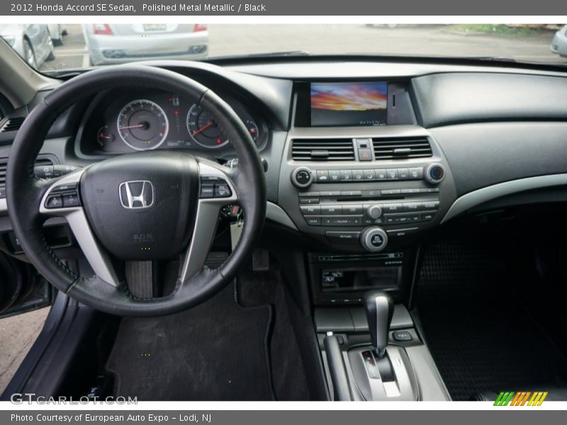 Polished Metal Metallic / Black 2012 Honda Accord SE Sedan