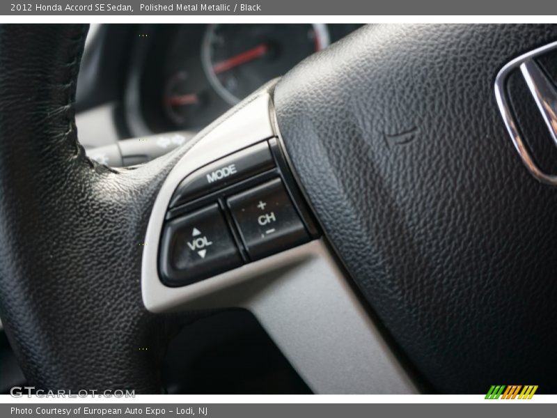 Polished Metal Metallic / Black 2012 Honda Accord SE Sedan