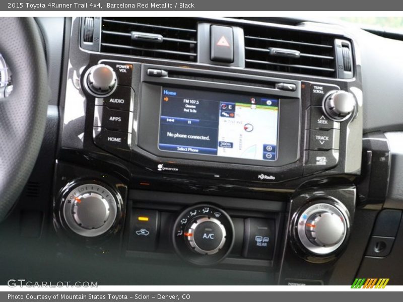 Barcelona Red Metallic / Black 2015 Toyota 4Runner Trail 4x4