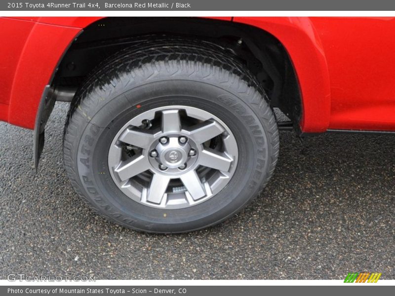 Barcelona Red Metallic / Black 2015 Toyota 4Runner Trail 4x4