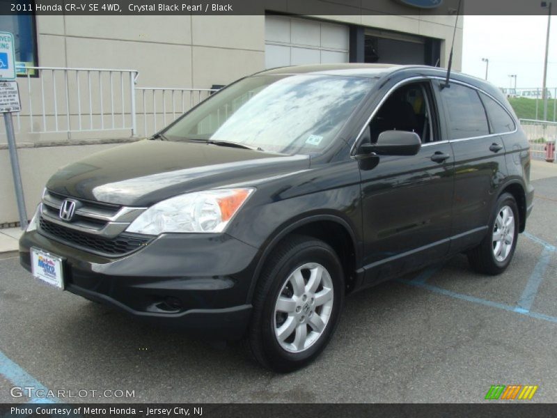 Crystal Black Pearl / Black 2011 Honda CR-V SE 4WD