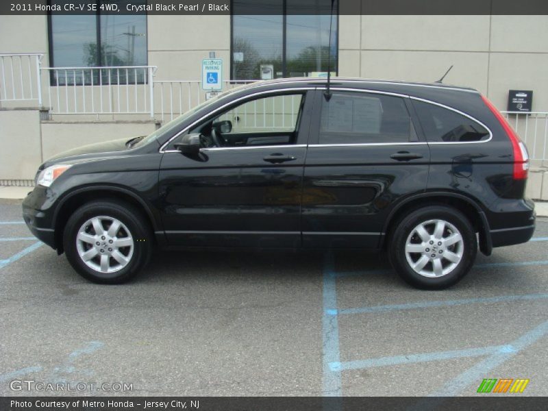 Crystal Black Pearl / Black 2011 Honda CR-V SE 4WD