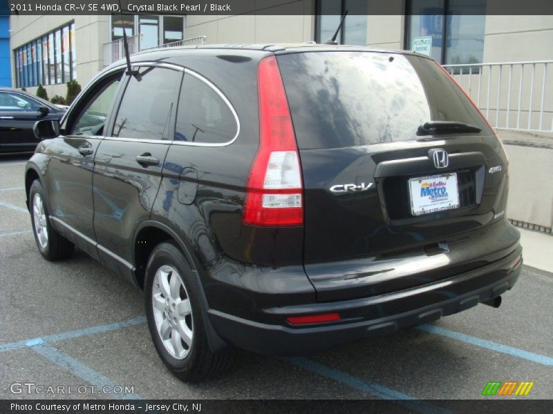 Crystal Black Pearl / Black 2011 Honda CR-V SE 4WD