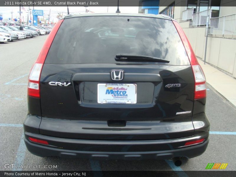 Crystal Black Pearl / Black 2011 Honda CR-V SE 4WD