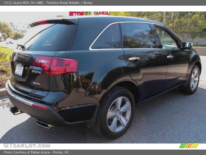 Polished Metal Metallic / Ebony 2012 Acura MDX SH-AWD