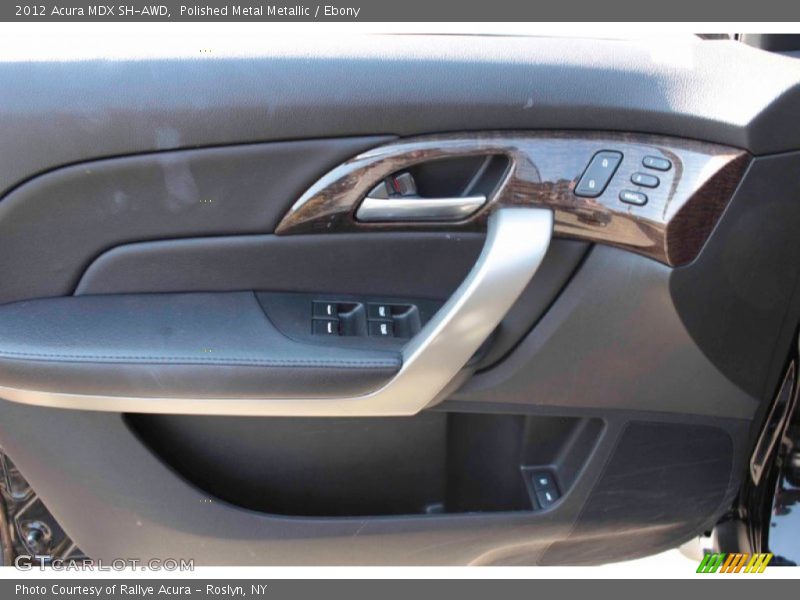 Polished Metal Metallic / Ebony 2012 Acura MDX SH-AWD