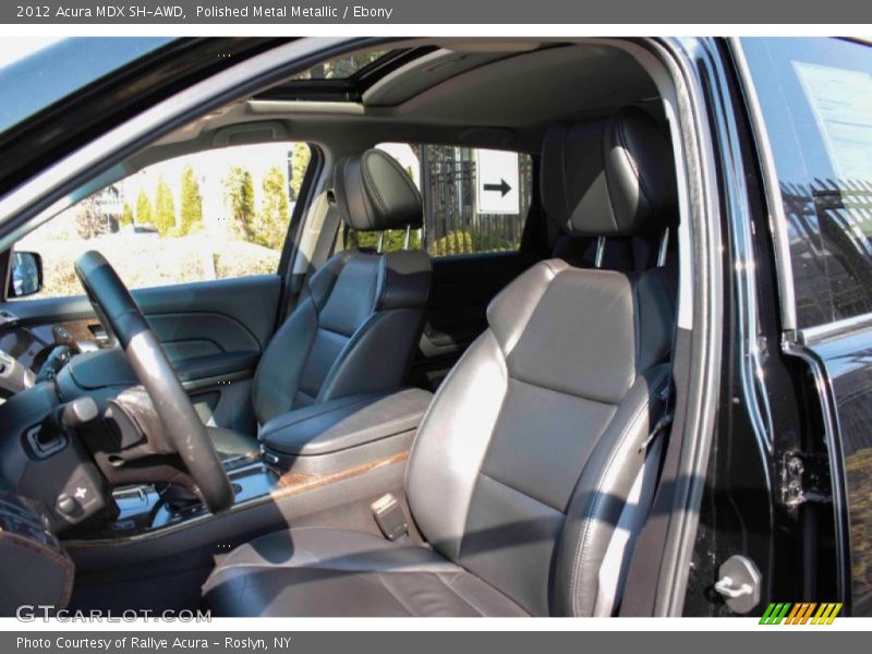 Polished Metal Metallic / Ebony 2012 Acura MDX SH-AWD