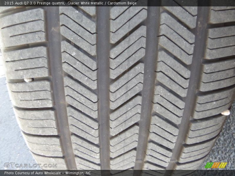 Glacier White Metallic / Cardamom Beige 2015 Audi Q7 3.0 Prestige quattro