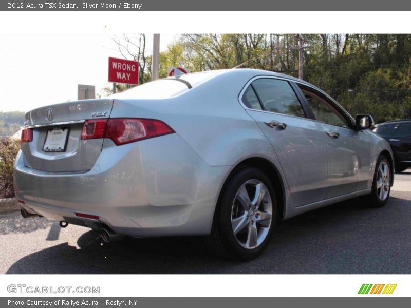 Silver Moon / Ebony 2012 Acura TSX Sedan