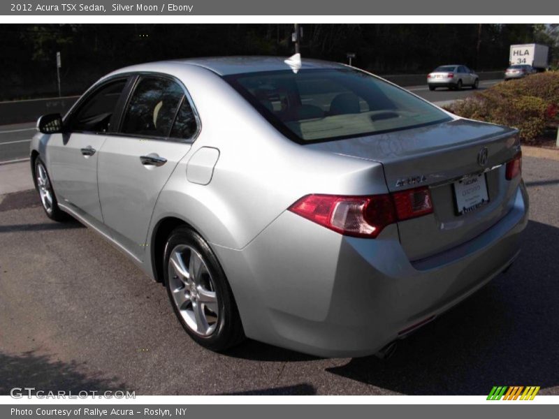 Silver Moon / Ebony 2012 Acura TSX Sedan