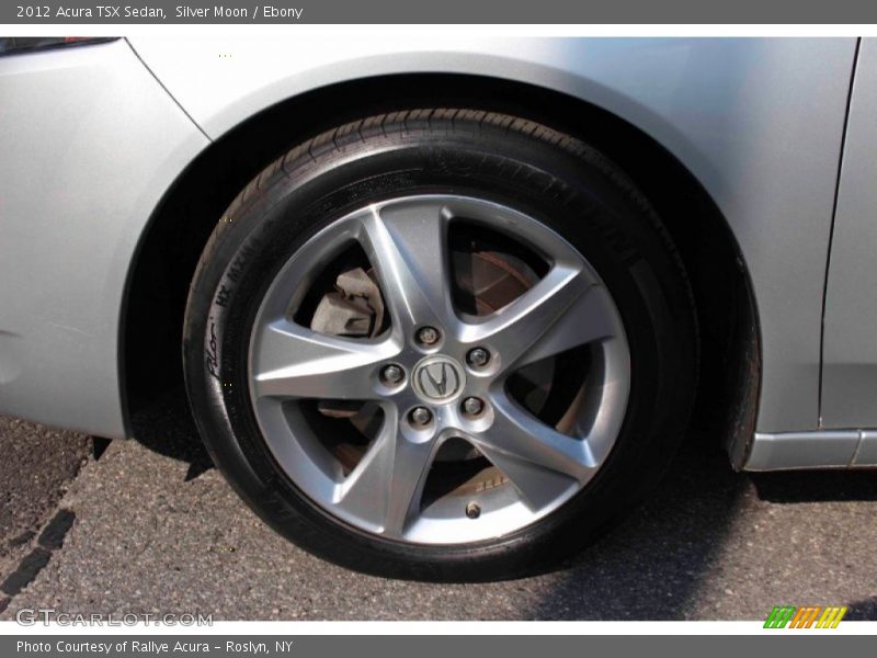 Silver Moon / Ebony 2012 Acura TSX Sedan