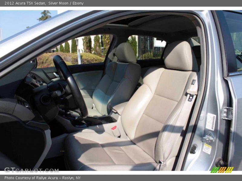 Silver Moon / Ebony 2012 Acura TSX Sedan